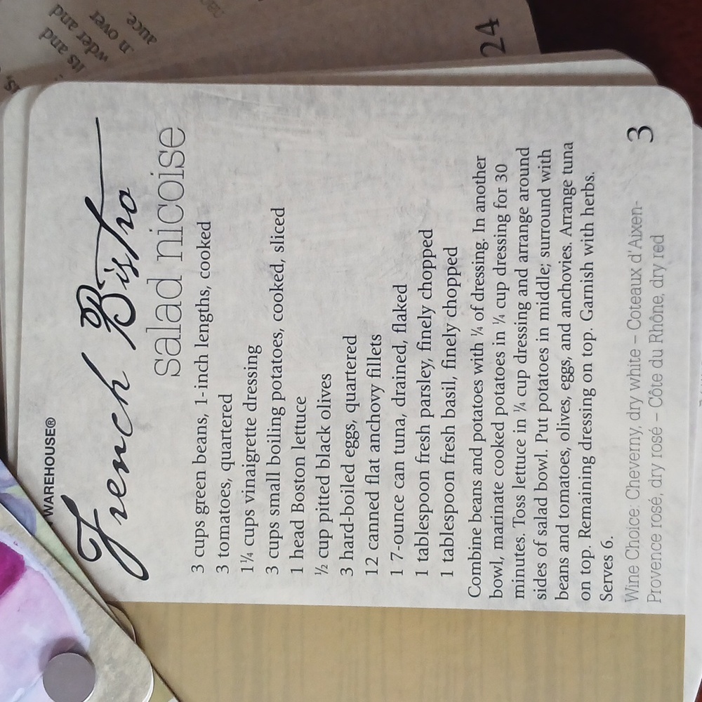 Wine & Cheese Recipe Deck Cards - Picture 6 of 16